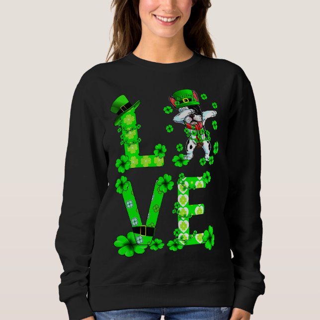 Sweatshirt Chien de taureau français (Devant)