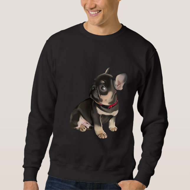 Sweatshirt Chien de taureau français 1 (Devant)