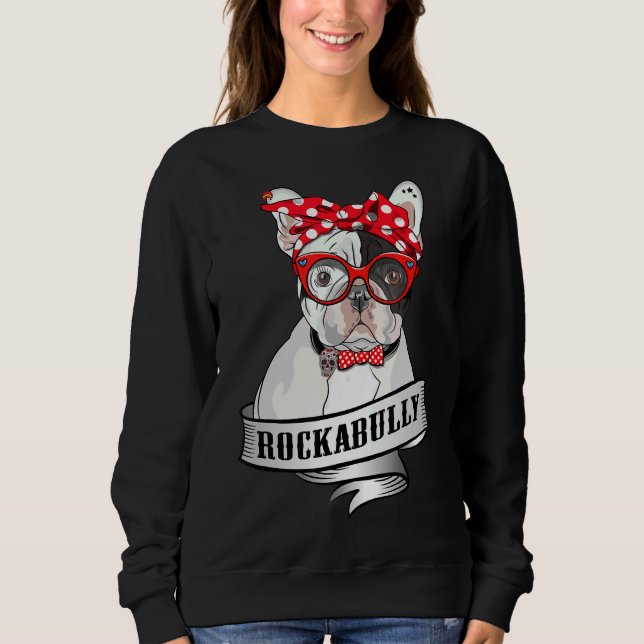 Sweatshirt Chien de taureau français 13 (Devant)