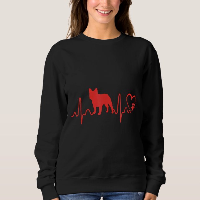 Sweatshirt Chien de taureau français 365 (Devant)