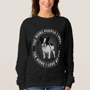 Sweatshirt Chien de taureau français Hommes Femmes