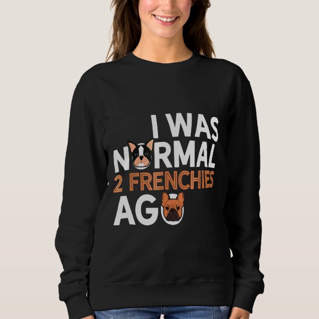 Sweatshirt Chien de taureau français multiple (Devant)