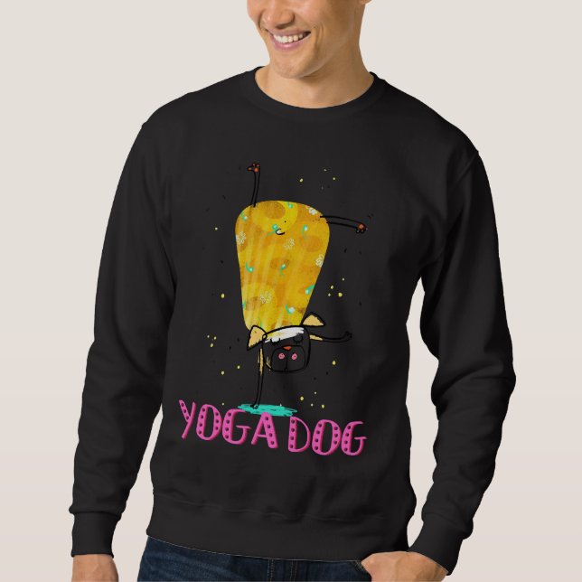 Sweatshirt Chien de Yoga (Devant)