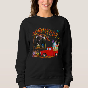 Sweatshirt Chien d'eau portugais portant lapin oreille Camion