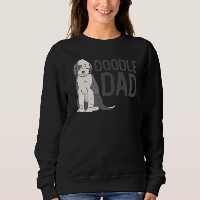 Sweatshirt Chien Doodle papa Sheepadoodle (Devant)