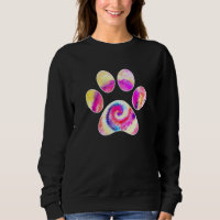 Chien Empreinte de patte Aquarelle Chien Paw