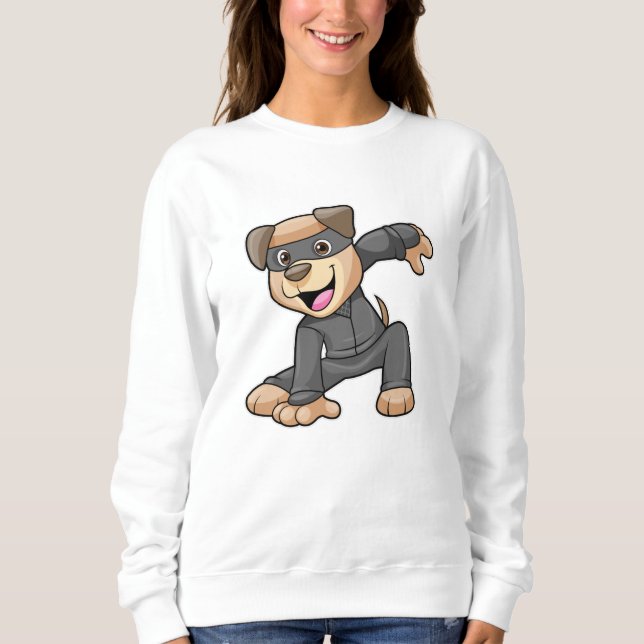 Sweatshirt Chien en costume Ninja (Devant)