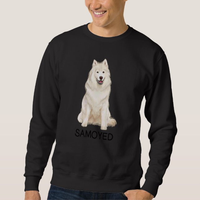 Sweatshirt Chien Fou Samoyède (Devant)
