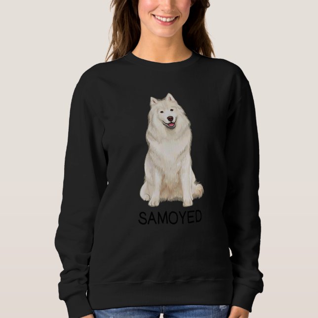Sweatshirt Chien Fou Samoyède (Devant)
