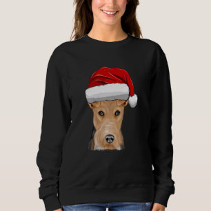 Sweatshirt Chien Fox-Terrier à poil dur avec chapeau de Père
