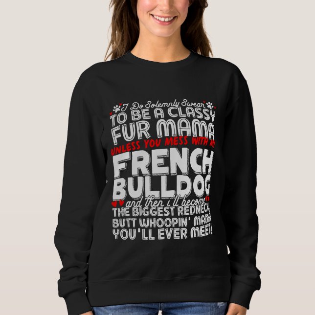 Sweatshirt Chien Frenchie Bulldog Français (Devant)