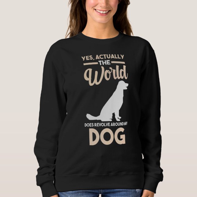 Sweatshirt Chien Golden Retriever Labrador (Devant)