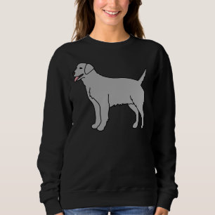 Sweatshirt Chien gris clair du Labrador