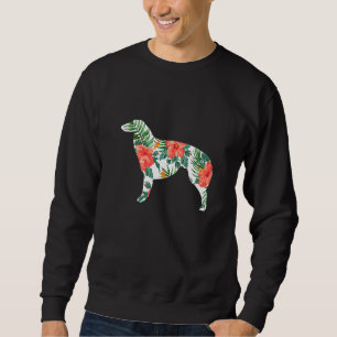 Sweatshirt Chien hawaïen de Borzoi Aloha
