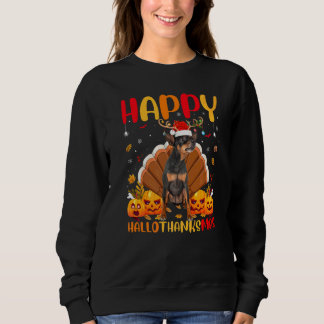 Sweatshirt Chien Heureux Chien Pinscher Nain Hellothanksmas