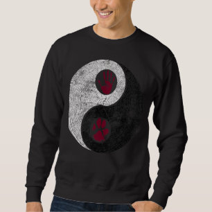 Sweatshirt Chien humain Yin Yang