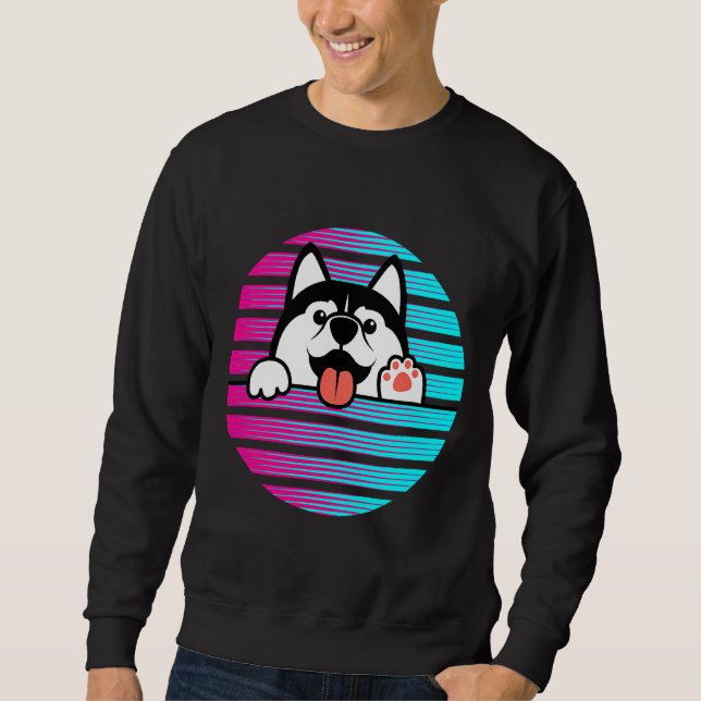 Sweatshirt Chien Husky Husky (Devant)