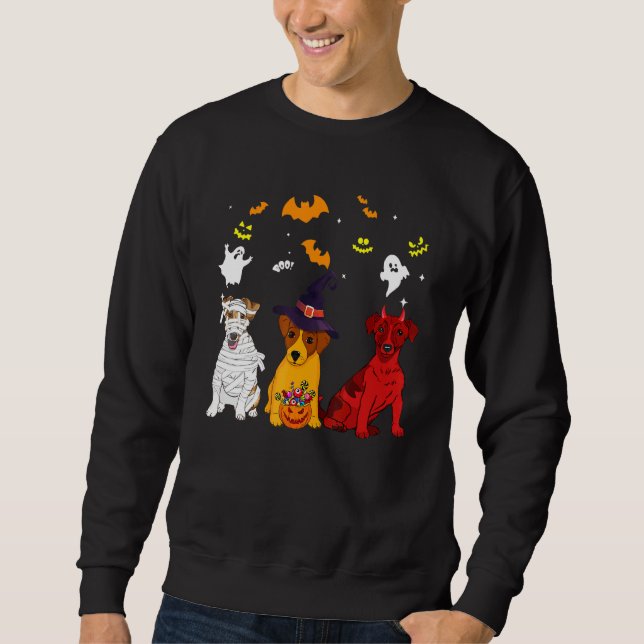 Sweatshirt Chien Jack Russell (Devant)