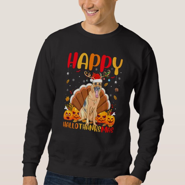 Sweatshirt Chien  Joyeux Chien de Berger Allemand Hellothanks (Devant)