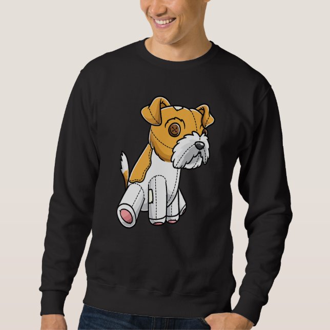Sweatshirt Chien Kromfohrlander Kromi animal farci (Devant)
