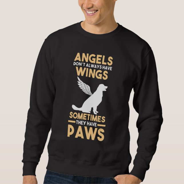 Sweatshirt Chien Labrador Golden Retriever (Devant)