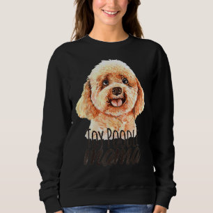 Sweatshirt Chien Mama Jouet Poodle mignon
