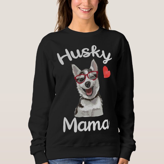 Sweatshirt Chien mère Husky (Devant)