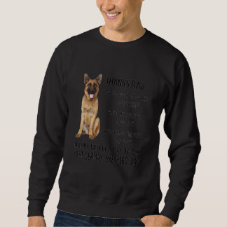 Sweatshirt Chien Papa Bonne Fête des pères Au Meilleur Chep A