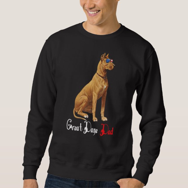 Sweatshirt Chien Papa Chien Papa Gros Danse (Devant)