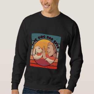 Sweatshirt Chien papa meilleur amour lien animal de compagnie