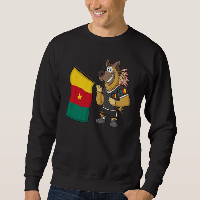 Sweatshirt Chien Rasta du Cameroun (Devant)