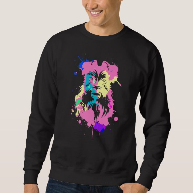 Sweatshirt Chien Schnauzer Chien Schnauzer Chien 1 (Devant)