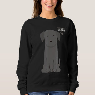 Sweatshirt Chien série Black Labrador Retriever