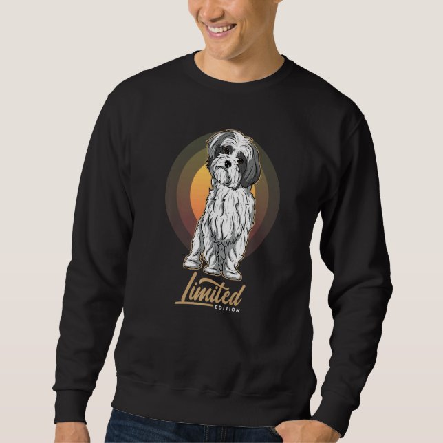 Sweatshirt Chien Shih Tzu Vintage 70 (Devant)