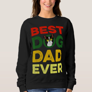 Sweatshirt Chien-taureaux français papa Jamais Hommes Garçons