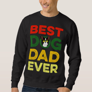 Sweatshirt Chien-taureaux français papa Jamais Hommes Garçons