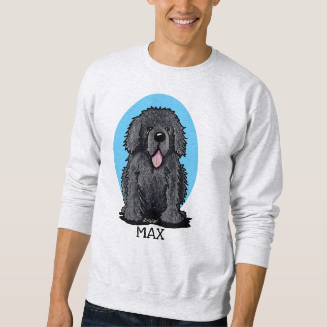 Sweatshirt Chien Terre-Neuve KiniArt (Devant)