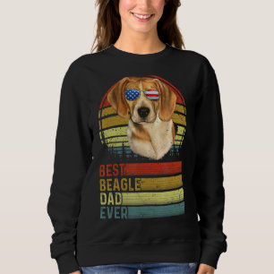 Sweatshirt Chien Vintage Meilleur Beagle Papa Jamais Père Jou
