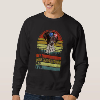 Sweatshirt Chien Vintage Meilleur Pointeur Allemand Raccourci