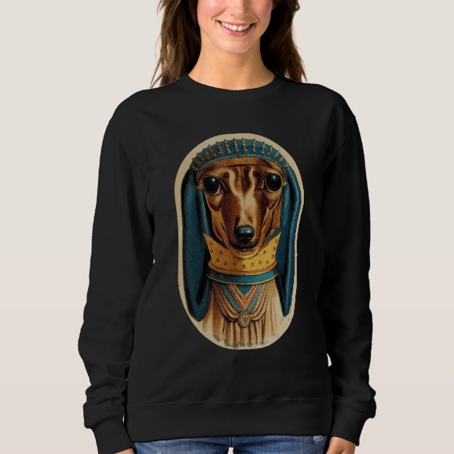 Sweatshirt Chien Wiener Ancien Dachshund Retro 8 (Devant)