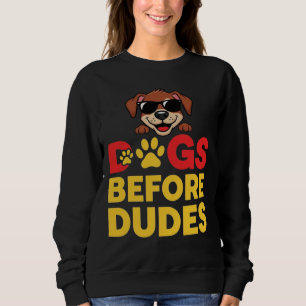Sweatshirt Chiens avant les mecs