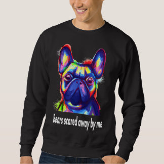 Sweatshirt Chiens de taureaux français papa Chiens colorés