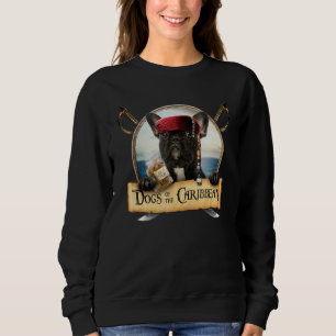 Sweatshirt Chiens Des Caraïbes mignons Chien À Balle Français