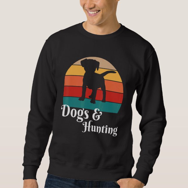 Sweatshirt Chiens et chasse (Devant)