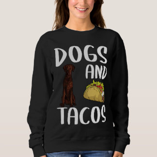 Sweatshirt Chiens Et Tacos Curly Retriever Mexicain