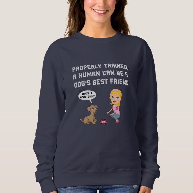 Sweatshirt Chiens meilleur ami (Devant)