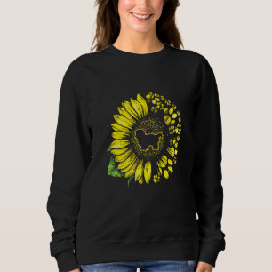 Sweatshirt Chiens Patrouilles tournesol Shih Tzu Silhouette