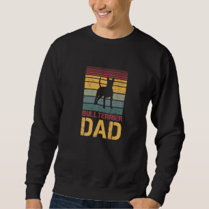 Sweatshirt Chiens Vintages de chiens de taureau papa Bull Ter