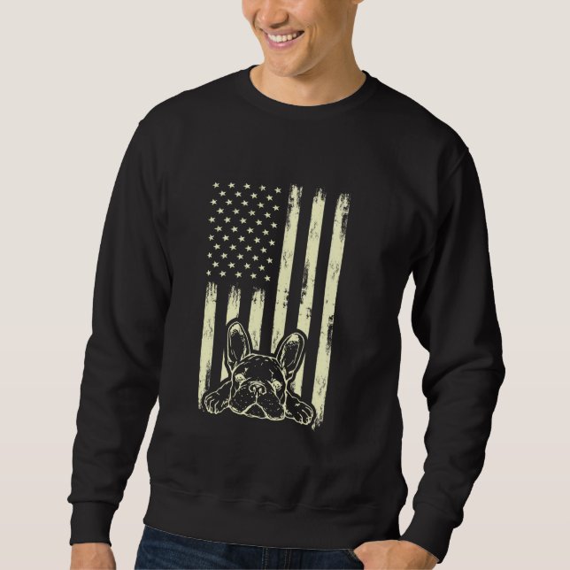 Sweatshirt Chiffre de taureau américain (Devant)