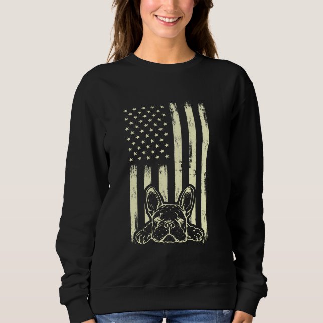 Sweatshirt Chiffre de taureau américain (Devant)